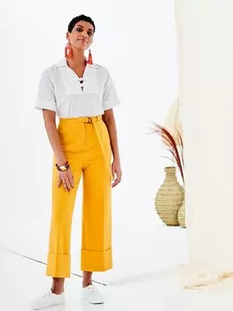 Выкройка: Брюки с широкими отворотами