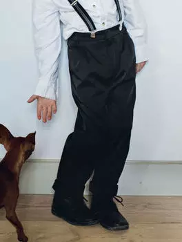 Выкройка: Брюки с складками у пояса