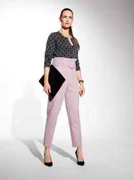 Выкройка: Брюки с высоким поясом