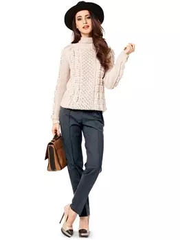 Выкройка: Брюки с застроченными стрелками