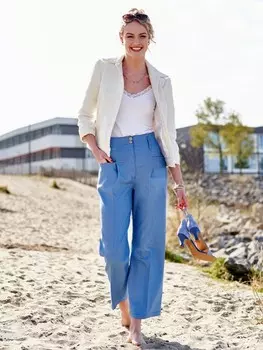 Выкройка: Брюки с завышенной талией