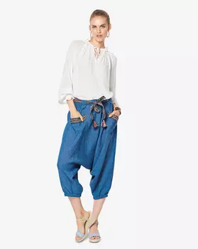 Выкройка: Брюки саруэлы