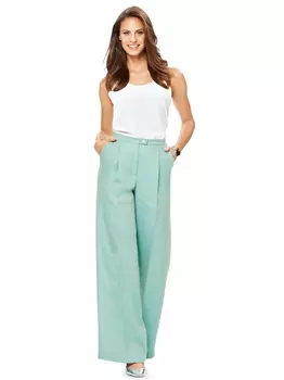 Выкройка: Брюки широкие