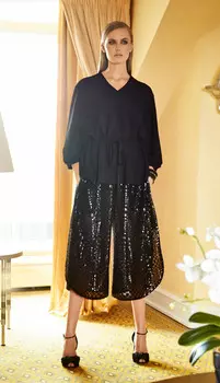 Выкройка: Брюки широкие