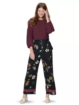 Выкройка: Брюки широкого кроя