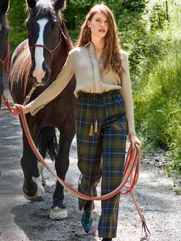 Выкройка: Брюки широкого кроя