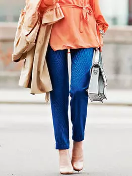 Выкройка: Брюки-сигареты