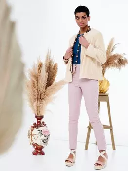 Выкройка: Брюки со шнуровкой