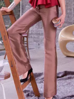 Выкройка: Брюки со складками-стрелками