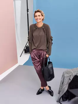 Выкройка: Брюки со складками у пояса