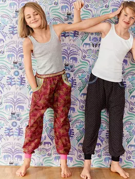 Выкройка: Брюки свободного кроя