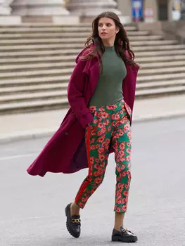 Выкройка: Брюки узкого кроя