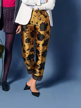 Выкройка: Брюки узкого кроя