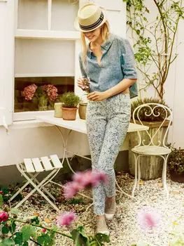 Выкройка: Брюки в джинсовом стиле