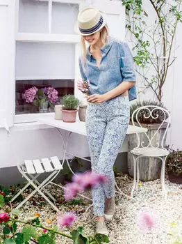 Выкройка: Брюки в джинсовом стиле