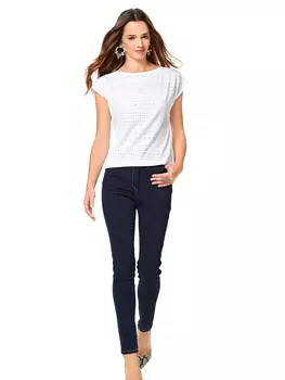 Выкройка: Брюки в джинсовом стиле