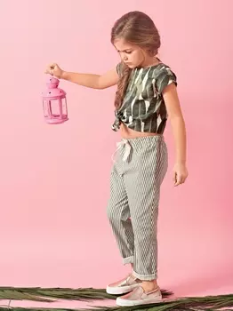 Выкройка: Брюки в пижамном стиле