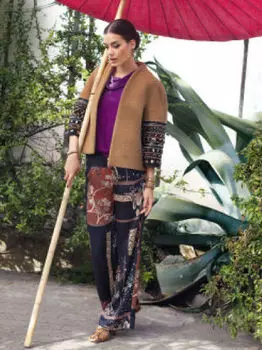 Выкройка: Брюки в пижамном стиле