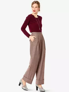 Выкройка: Брюки в стиле Марлен