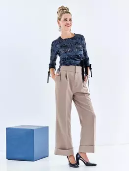 Выкройка: Брюки в стиле палаццо