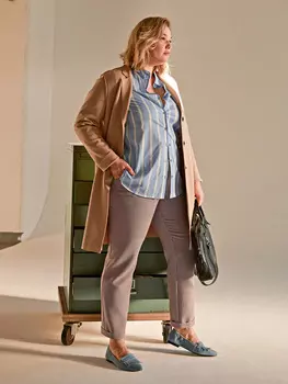 Выкройка: Брюки зауженного кроя