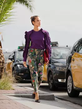 Выкройка: Брюки зауженного кроя