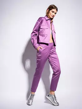 Выкройка: Брюки зауженного кроя