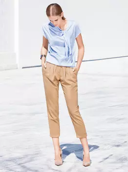 Выкройка: Брюки зауженные книзу