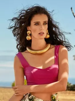 Выкройка: Бюстье с планками снизу