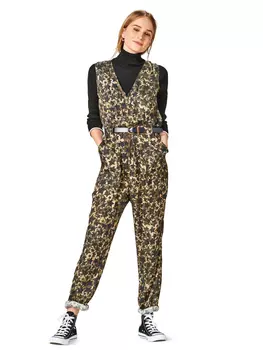 Выкройка: Цельнокроеный комбинезон