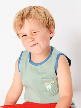 Выкройка: Детский топ-майка