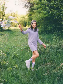 Выкройка: Детское платье расклешенного силуэта