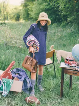 Выкройка: Детское платье с рукавами реглан