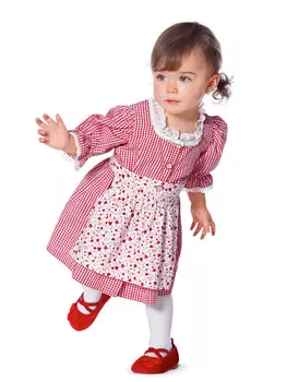 Выкройка: Дирндль: платье и фартук