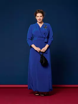 Выкройка: Длинное платье