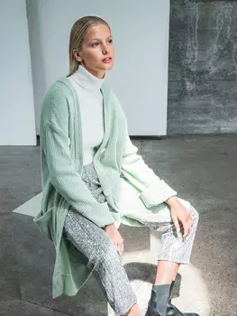 Выкройка: Длинный кардиган