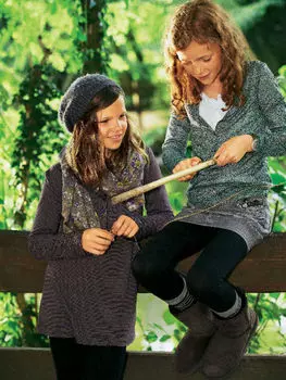 Выкройка: Длинный пуловер