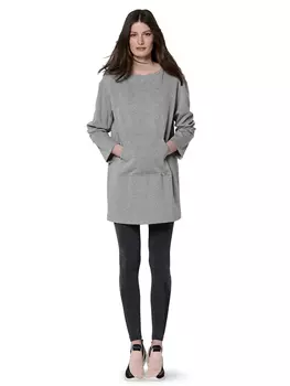 Выкройка: Длинный пуловер в спортивном стиле