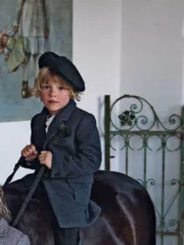 Выкройка: Длинный сюртук для мальчика