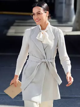 Выкройка: Длинный жилет приталенного силуэта