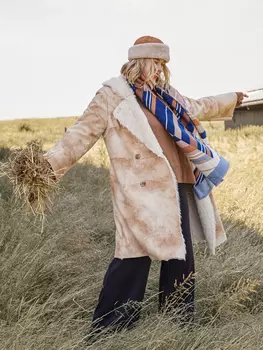 Выкройка: Дублёнка в стиле 70-х