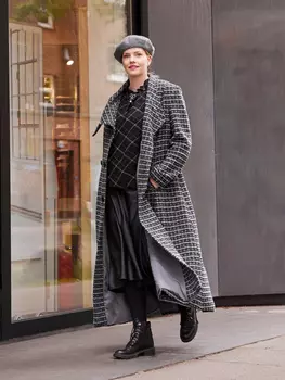 Выкройка: Двубортное пальто