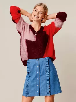 Выкройка: Джинсовая юбка