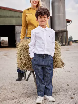 Выкройка: Джинсовые брюки для мальчика