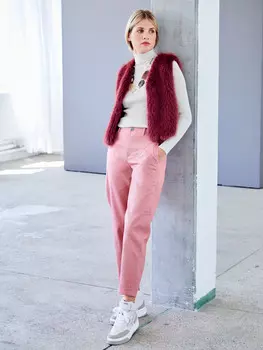 Выкройка: Джинсы-бананы