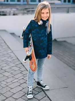 Выкройка: Джинсы для девочки