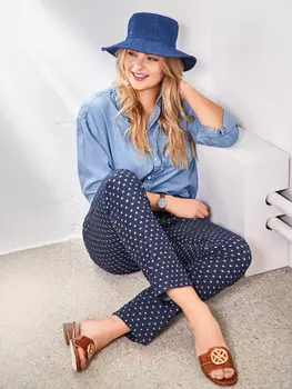 Выкройка: Джинсы классического кроя