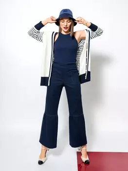 Выкройка: Джинсы клеш