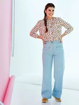 Выкройка: Джинсы с завышенной талией