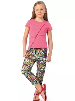 Выкройка: Фуболка для девочки